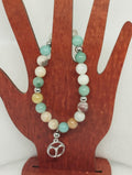 ♈💙✨ Bracelet Astrologique Bélier – Amazonite Naturelle ✨💙♈