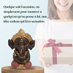 🐘✨ Statuette Bébé Bouddha Ganesh en Méditation