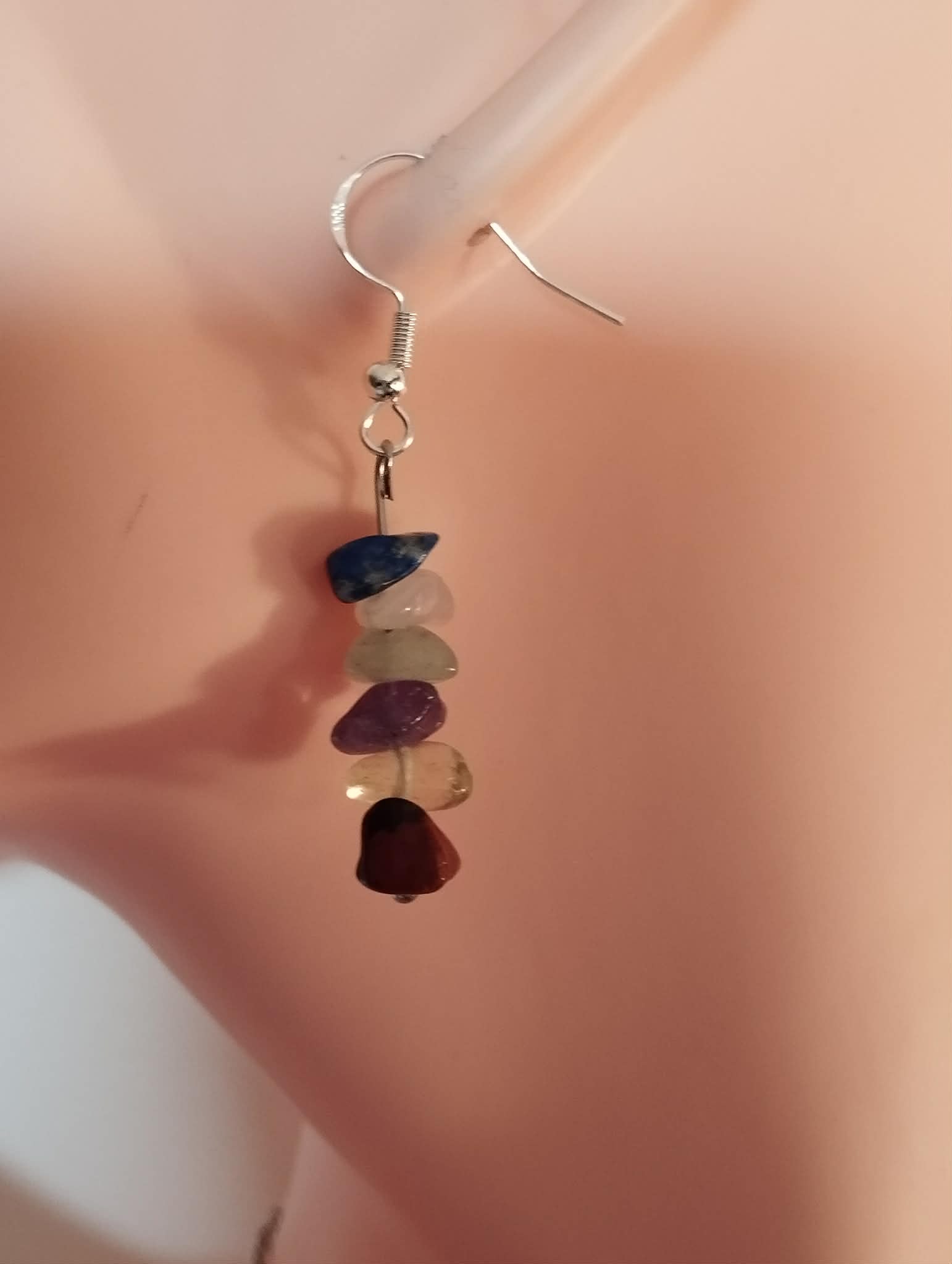 Boucles d’oreilles 7 chakras