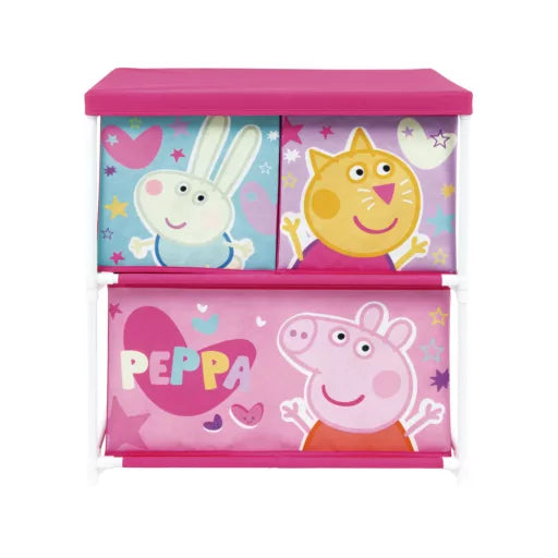 🐷🎒 Étagère de rangement – Peppa Pig Friends – 3 compartiments