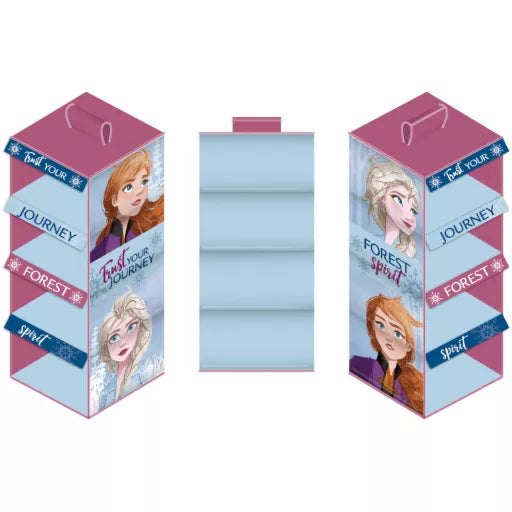 ❄️👗 Organisateur suspendu – Disney La Reine des Neiges – 4 compartiments