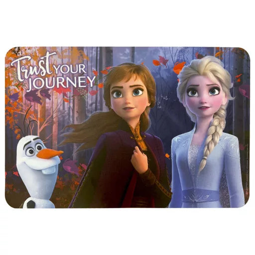 ❄️🗺️ Set de table – Disney La Reine des Neiges : Fais confiance à ton voyage – 43x28 cm – plastique