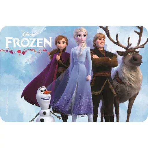 ❄️🛡️ Set de table – Disney La Reine des Neiges : Rien n'est intimidé – 43x28 cm – plastique
