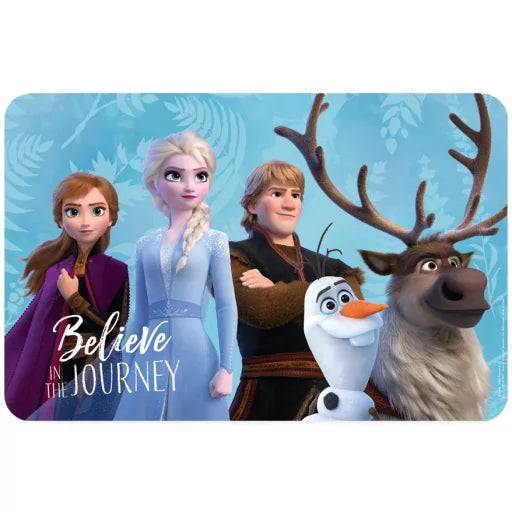 ❄️🤝 Set de table – Disney La Reine des Neiges : Esprit d’équipe – 43x28 cm – plastique