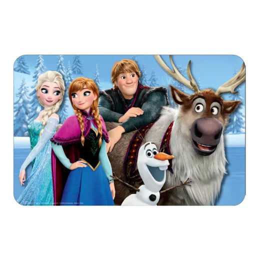 ❄️👨👩👧👦 Set de table – Disney La Reine des Neiges – Format familial – 43x28 cm – plastique