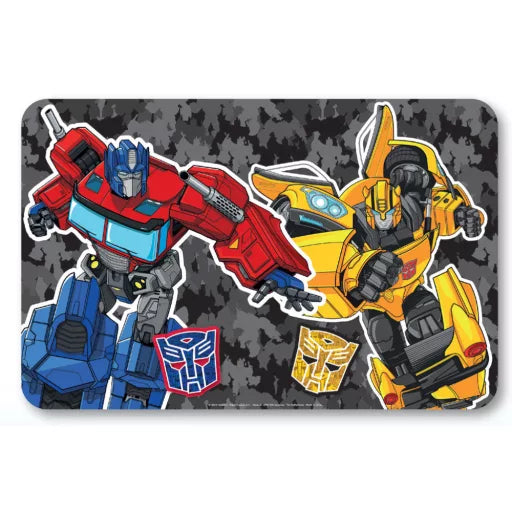 🤖⚡ Set de table – Transformers en action – 43x28 cm – plastique