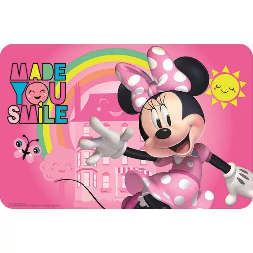 😊🎀 Set de table – Disney Minnie Souriante – 43x28 cm – plastique