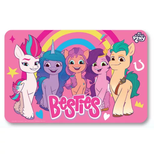 🦄🌈 Set de table – My Little Pony Besties – 43x28 cm – plastique