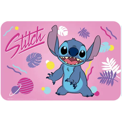 🌺🐶 Set de table – Lilo & Stitch : Giggles le chien étoile – 43x28 cm – plastique
