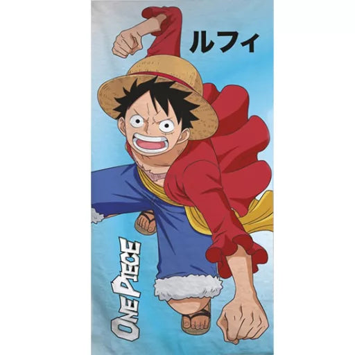 ☠️ Serviette de bain One Piece – Smiling Pirate (Séchage rapide)