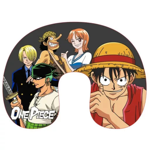 ☠️ Oreiller cervical – One Piece Team – 35 × 30 cm