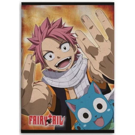 🐾 Couverture polaire – Fairy Tail : Happy – 100 x 140 cm