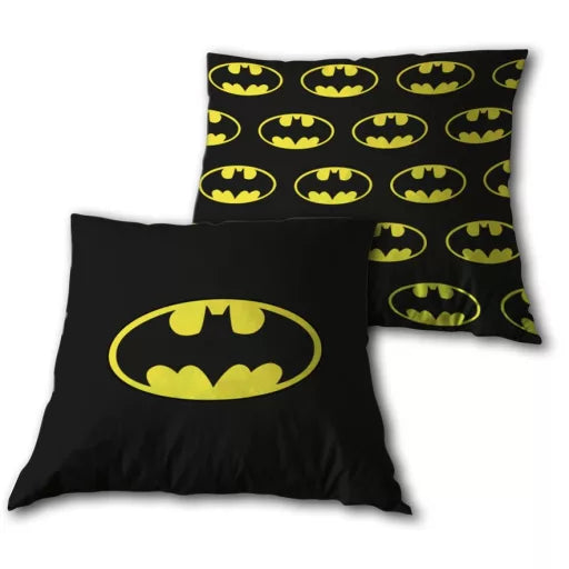 🦇 Coussin décoratif – Batman « Symbol » – 40 × 40 cm