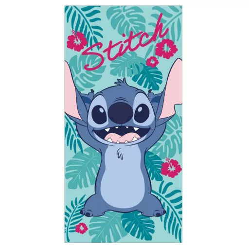 🌺 Serviette de bain Disney Lilo & Stitch – The Star Dog Happy