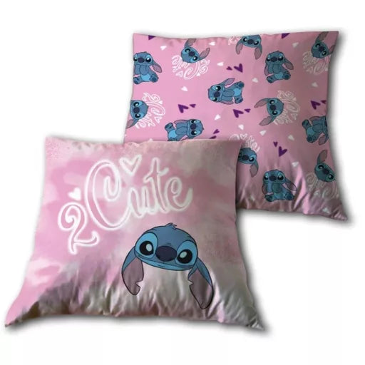 🌟 Coussin décoratif – Lilo et Stitch – Chien étoile – 40 × 40 cm
