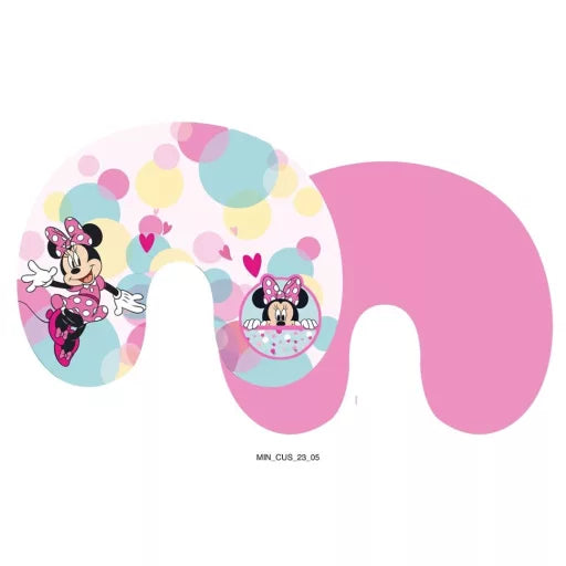 🎀 Oreiller de voyage – Minnie Smile – Disney – 35 × 30 cm