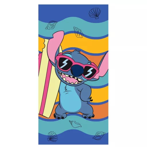 🌊 Serviette de bain Disney Lilo & Stitch – The Star Dog Waves