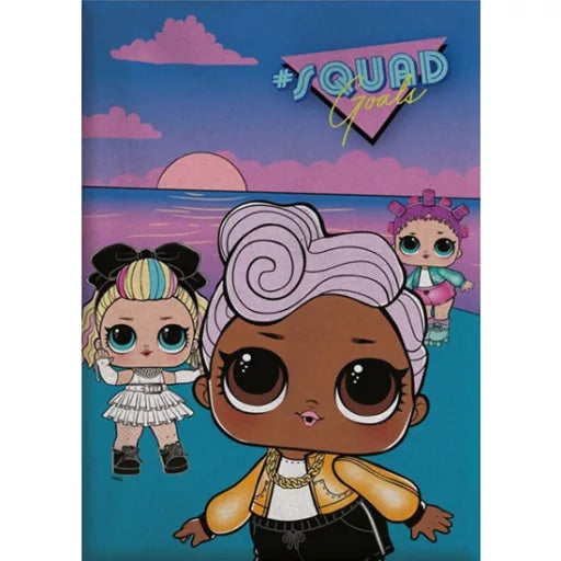 💖 Couverture polaire – LOL Surprise « Squad » – 100 x 140 cm