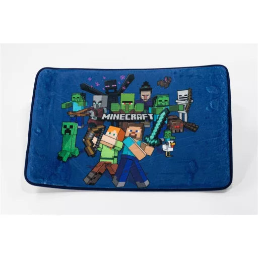 🧱⚔️ Tapis de douche – Minecraft : Battle – 40x60 cm – 100 % polyester