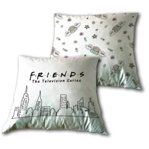 ☕ Coussin décoratif – Friends Central Perk – 35 × 35 cm