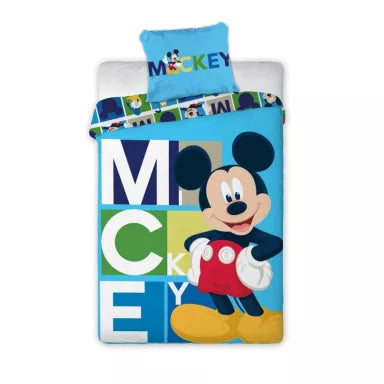 🐭 Housse de couette Disney Mickey Timeless Character – 140×200 cm + taie 63×63 cm