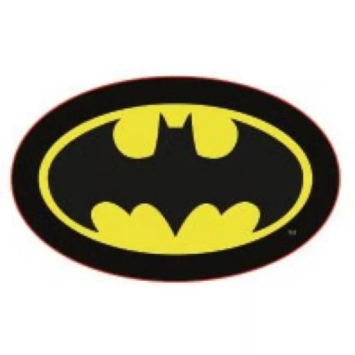 🦇 Coussin décoratif ovale – Batman – 37 × 23 cm