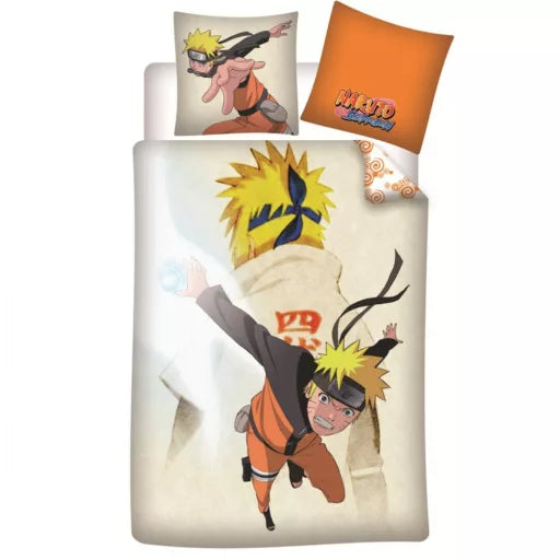 🍥 Parure de lit Naruto Ninja Dreams – 140×200 cm + taie 65×65 cm