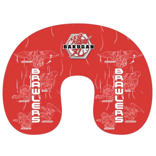 🌀 Oreiller cervical – Bakugan – 35 × 30 cm