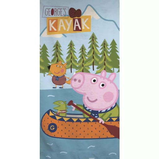 🚣♀️ Serviette de bain Peppa Pig – Kayak
