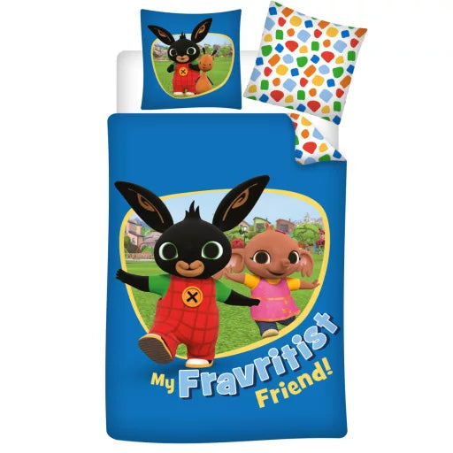 🐰 Housse de literie Bing Fravritist – 140×200 cm + taie 70×90 cm