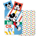 🎉🐭 Housse de couette Disney Mickey – Jump – 140 × 200 cm + Taie 70 × 90 cm
