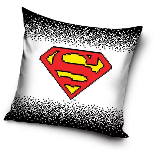 🦸♂️💥 Taie d’oreiller – Superman – 40x40 cm – coussin inclus