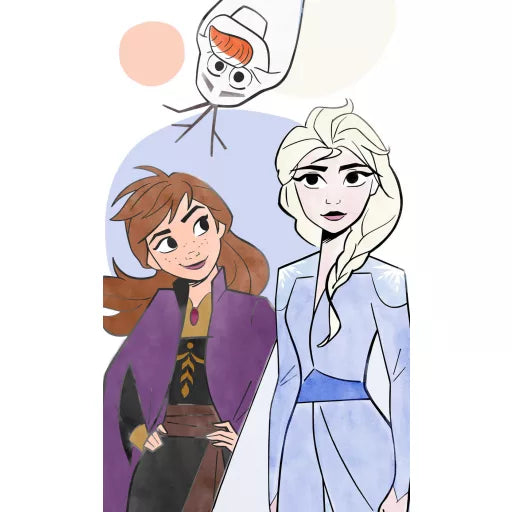 ❄️ Serviette Disney Frozen – Frozen Family – 30x50 cm