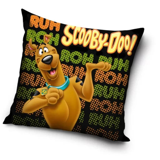 🐾🔍 Housse de coussin – Scooby-Doo Row – 40x40 cm – coussin inclus