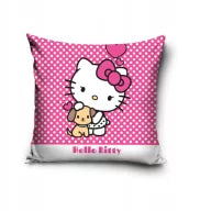 🐶🎀 Taie d’oreiller – Hello Kitty Chiot – 40x40 cm – polyester