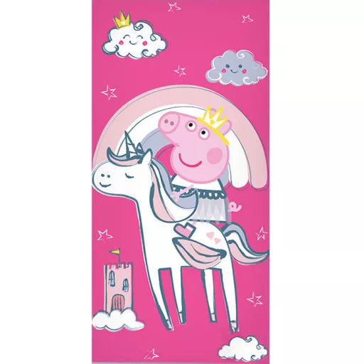 🦄 Serviette de bain Peppa Pig – Licorne