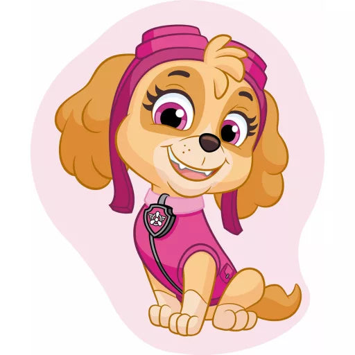 🐶 Coussin en forme de Skye – Pat' Patrouille – 38 × 27 cm