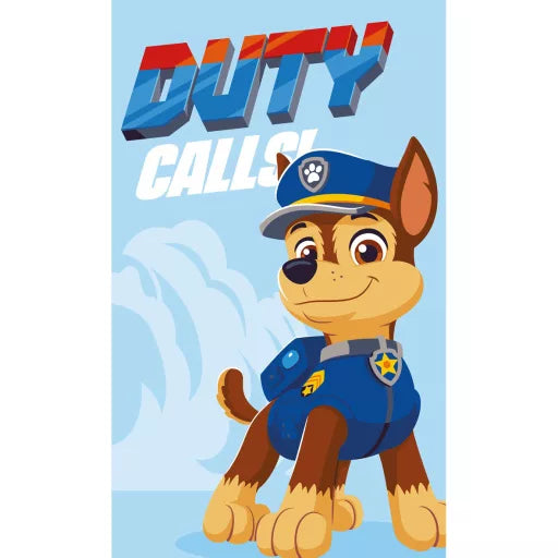 🚨 Serviette Pat' Patrouille – Duty Calls – 30x50 cm