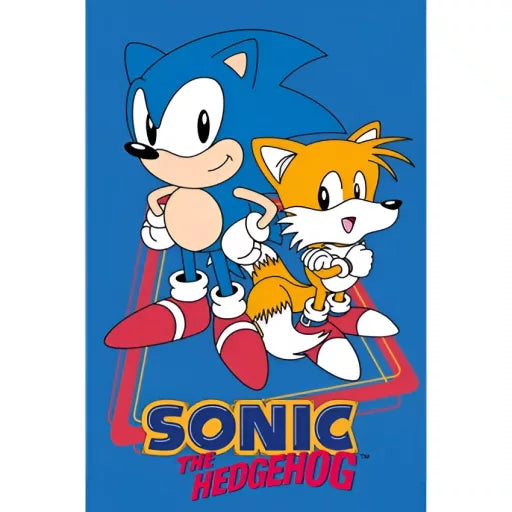 🦊 Serviette Sonic the Hedgehog – Tails – 30x50 cm