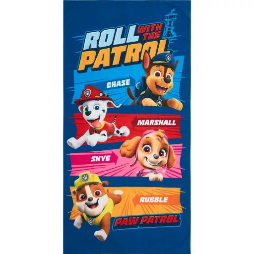 🐶 Serviette de bain Paw Patrol – 100% coton