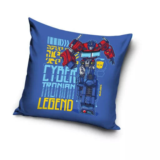 ⚙️ Coussin décoratif – Transformers « Legend » – 40 × 40 cm