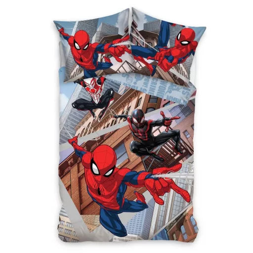 🕸️ Parure de lit Spiderman Swing – 140×200 cm + taie 70×90 cm