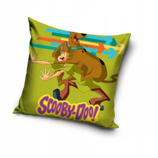 🐾 Taie d’oreiller verte – Scooby-Doo – 40x40 cm – coton
