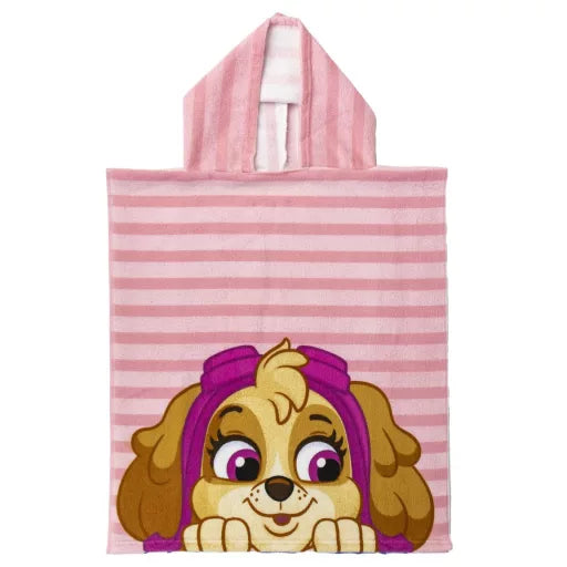🐾💖 Poncho de plage – Pat' Patrouille : Besties – séchage rapide – 50 × 115 cm