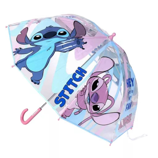 Parapluie Transparent Lilo & Stitch Angel – Ø71 cm de Tendresse pour Petites Aventurières ☔✨