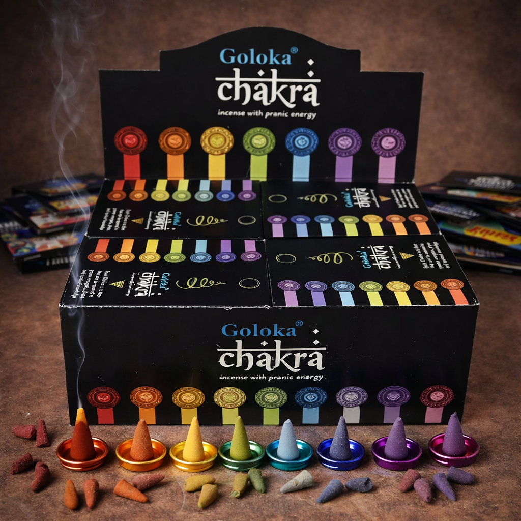**🌈 Encens en Cônes Goloka Chakra