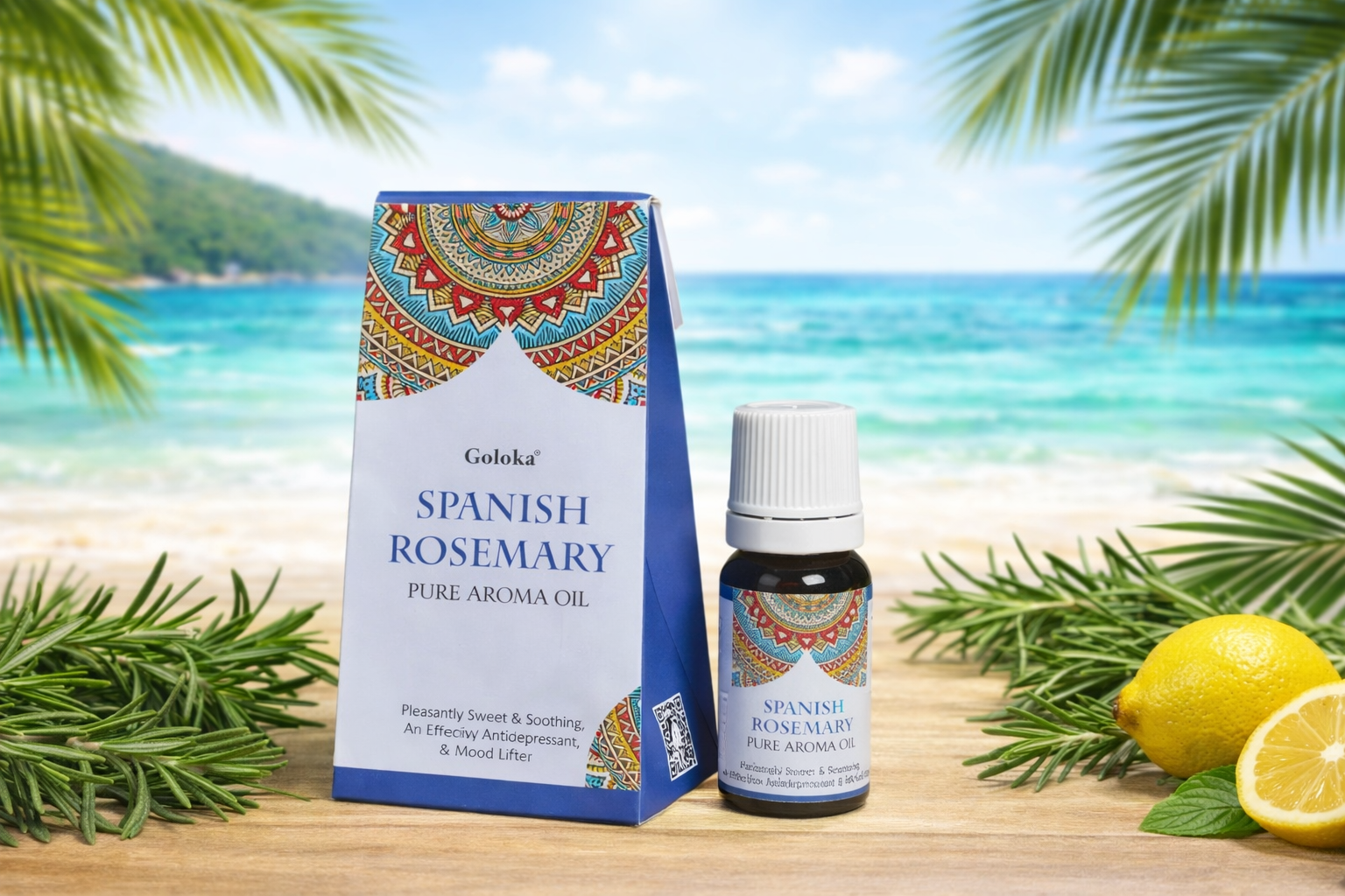 **🌿 Huile Parfumée Goloka – Romarin