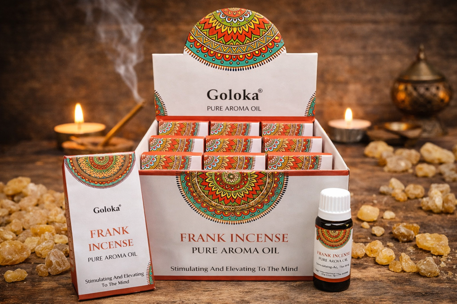 **🕯️ Huile Parfumée Goloka – Frank Incense