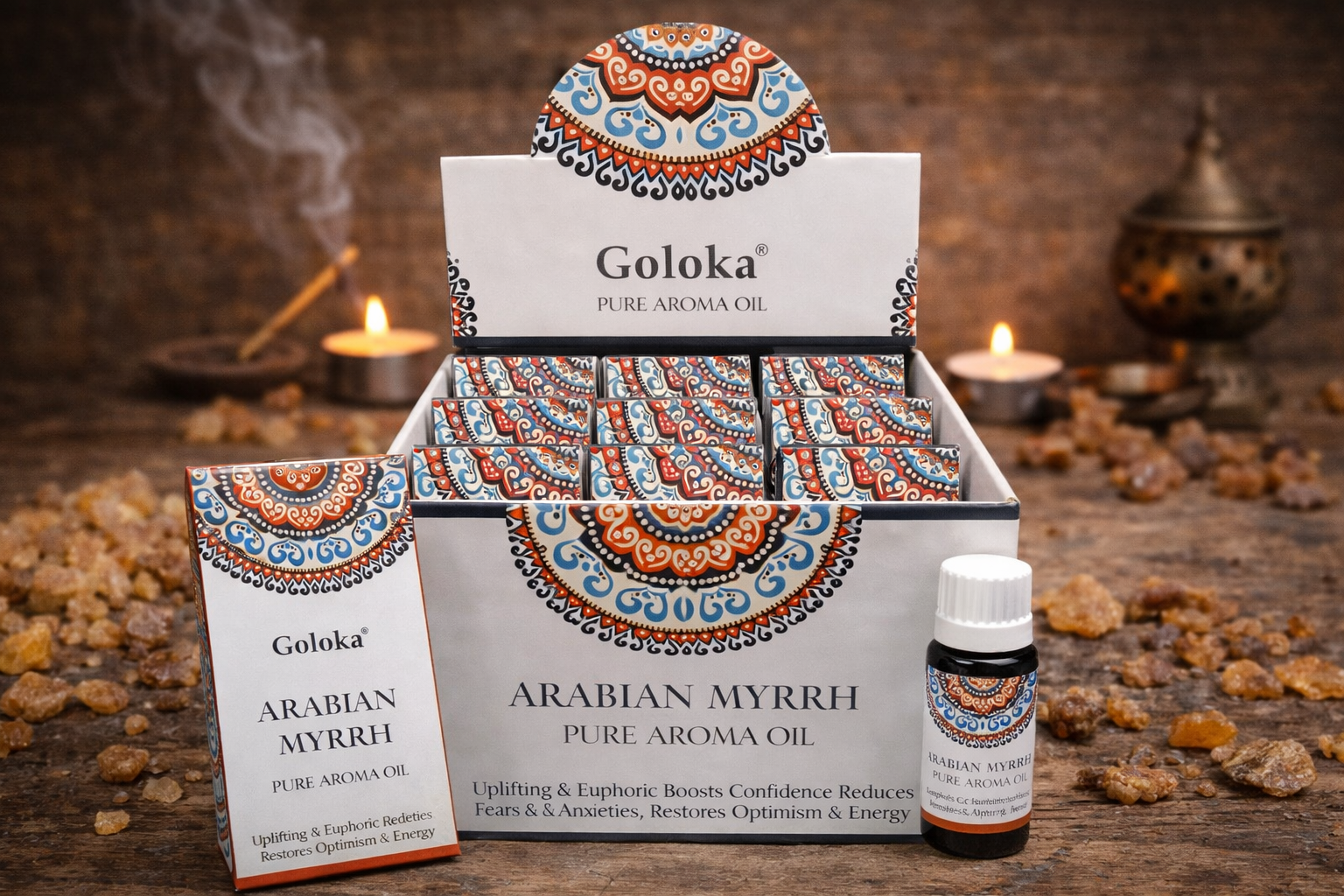 **🕯️ Huile Parfumée Goloka – Myrrh