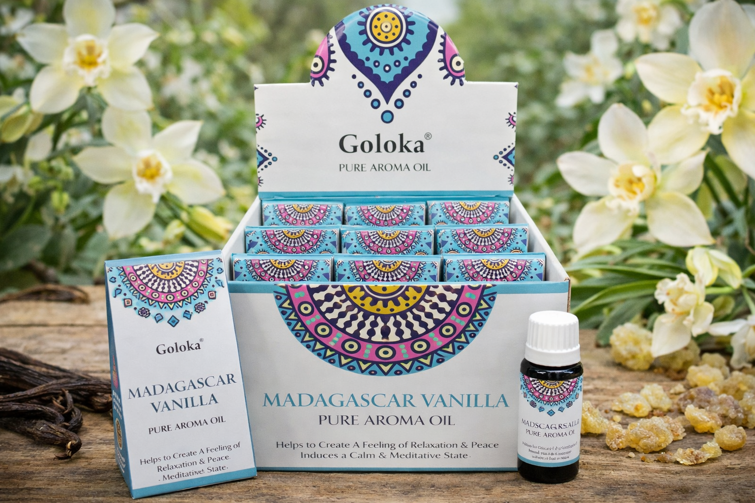 **🍨 Huile Parfumée Goloka – Vanille